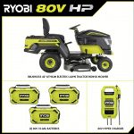 Brushless 80V Hp 46-Inch Cordless Lawn Tractor Battery Powered - Image 20