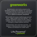 Greenworks 60V 21″ Self Propelled Lawn Mower with (1) 8.0 Ah Battery & Rapid Charger 2546402 - Image 10
