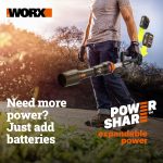 Worx Nitro WG760 40V 21″ Cordless Self-Propelled Lawn Mower with Brushless Motor (Batteries & Charger Included) - Image 13