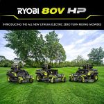 80V Max HP Lithium 54″ Brushless Electric Zero Turn Lawn Mower - Image 5