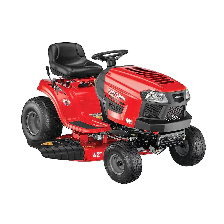 CRAFTSMAN T110 CRAFTSMAN T110 42-Inch 17.5 HP Gas Riding Lawn Mower for Efficient Lawn Care - Image 1
