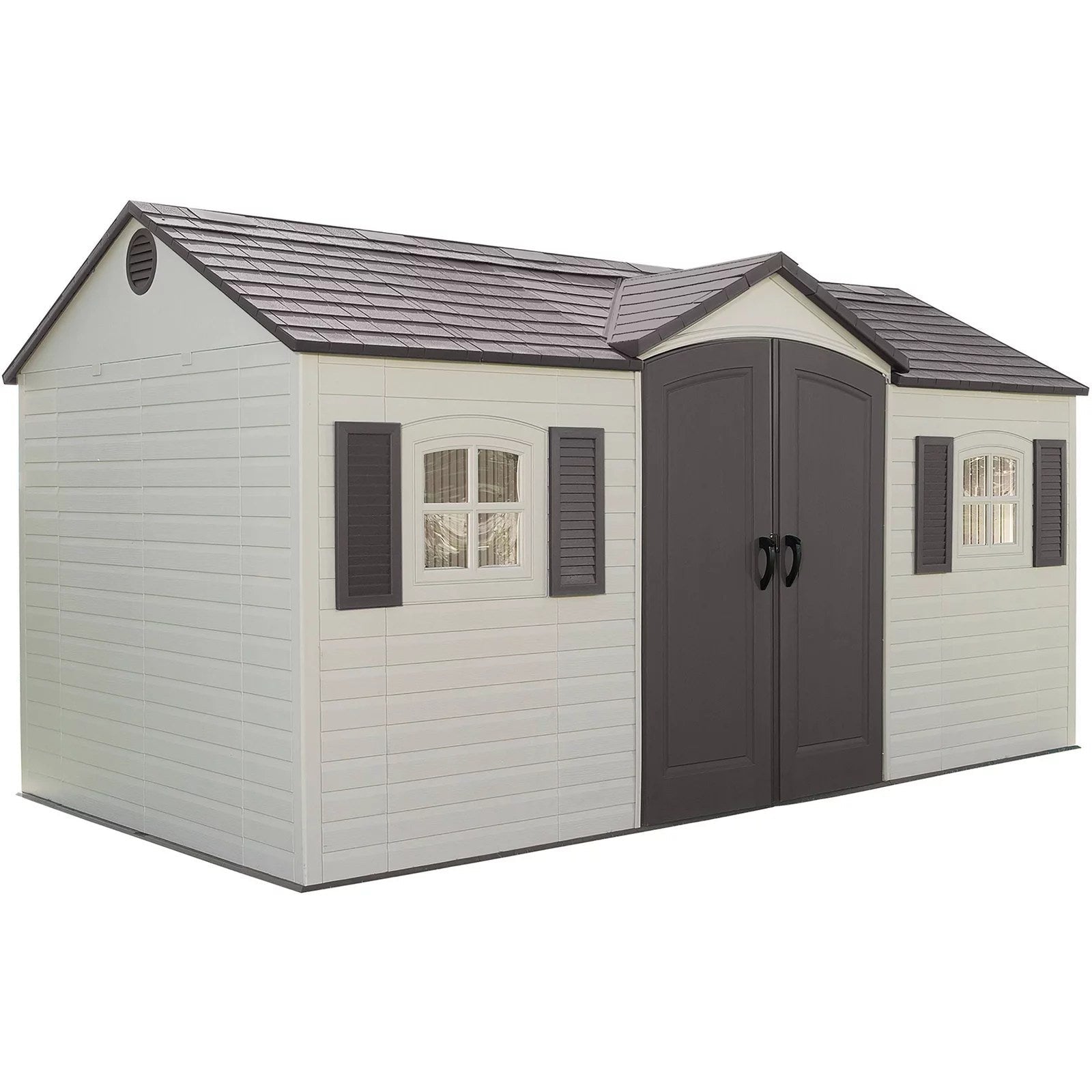 Lifetime_15_ft Lifetime 15 ft x 8 ft Garden Storage Shed - Image 1