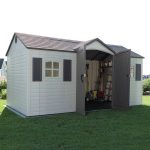 Lifetime 15 ft x 8 ft Garden Storage Shed - Image 4