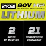 Brushless 80V Hp 46-Inch Cordless Lawn Tractor Battery Powered - Image 2