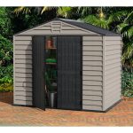 DuraMax StoreMax Plus 10.5 × 8 ft Vinyl Storage Shed with Moulded Floor - Image 4