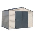DuraMax StoreMax Plus 10.5 × 8 ft Vinyl Storage Shed with Moulded Floor - Image 3