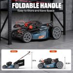 SENIX Self-Propelled Gas Lawn Mower, 22in Cutting Blade / 23in Cutting Deck, 150 cc 4-Cycle Made in Briggs & Stratton Engine , 3-In-1, 6-Position Adjustment, 11in Rear Wheels, LSSG-H3 - Image 10